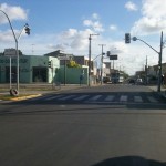 Pavimentação da rua Rafael de Aguiar em fase final - Rua Rafael de Aguiar recebe melhorias
