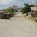 Emurb conclui a pavimentação de quatro ruas no bairro Luzia - Rua Ananias Ferreira em perspectiva