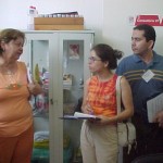 Unidades de saúde do município são visitadas pelos novos funcionários da SMS - Visita ao posto do bairro América
