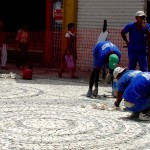 Reforma dos calçadões continua transformando o centro de Aracaju - Fotos: Wellington Barreto