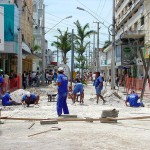 Reforma dos calçadões continua transformando o centro de Aracaju - Fotos: Wellington Barreto