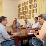 Sindicato da construção civil apresenta propostas ao prefeito Marcelo Déda - Reunião no gabinete do prefeito