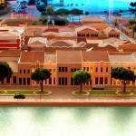 História da capital é retratada em maquete no Museu de Rua - Foto: Wellington Barreto