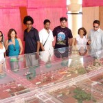 Aula prática na Ponte do Imperador para alunos do curso sobre Museu de Rua - Fotos: Wellington Barreto