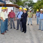 Consultores do Ministério da Fazenda visitam obra do novo centro administrativo da Prefeitura de Aracaju - Fotos: Márcio Garcez