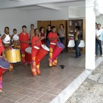 Adolescentes do CSU se apresentam em inauguração do CAPS - Foto: Márcio Dantas