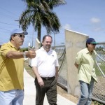 Presidente da Petrobras e prefeito de Aracaju visitam obras de revitalização do Parque da Sementeira - Fotos: Márcio Dantas