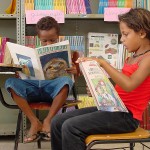 Projeto ajuda alunos da escola Laonte Gama a cultivar o hábito da leitura - Fotos: Márcio Garcez