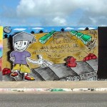 Prefeitura incentiva a arte da grafitagem nos muros da cidade - Fotos: Márcio Garcez