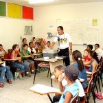 Escolinha da SMTT ensina como as crianças devem se comportar no trânsito - Fotos: Wellington Barreto