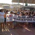 Secretarias municipais realizam projeto educacional no bairro Santa Maria  - Manifestação no Santa Maria