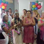 Unidade de Saúde Antônio Alves comemora os três anos do grupo da Terceira Idade - Descontração e alegria durante o evento