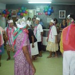 Unidade de Saúde Antônio Alves comemora os três anos do grupo da Terceira Idade - Descontração e alegria durante o evento