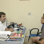 Rádio Jovem Pan fará cobertura dos 13 dias do Forró Caju 2004 - Milton Alves recebe o radialista Fernando Melo