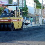 Avenida Guilhermino Rezende recebe nova pavimentação asfáltica - Fotos: Paulo Rolemberg