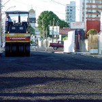 Avenida Guilhermino Rezende recebe nova pavimentação asfáltica - Fotos: Paulo Rolemberg