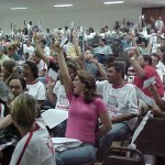 Plenária final da Conferência Municipal de Saúde aprova políticas públicas - Votação na plenária final