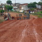Prefeitura prossegue obra de pavimentação da avenida Matadouro - Avenida Matadouro