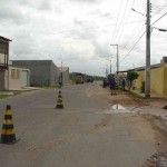 Prefeitura recupera vias urbanas - Serviços de manutenção da pista