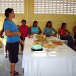 Curso de culinária regional é concluído por mulheres do bairro Coroa do Meio - Festa de encerramento do curso