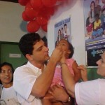 Campanha de Vacinação contra Poliomielite será aberta amanhã - Campanha realizada com sucesso em 2003