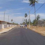 Emurb pavimenta rua no bairro Aruana - Pavimentação no bairro Aruana