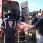 Equipe do Samu realiza treinamento de resgate nas arquibancadas do PréCaju - Simulado na área do Précaju