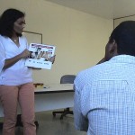Secretaria de Saúde leva informações sobre DST/Aids para funcionários da UFS - Fotos: Ascom/SMS