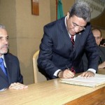 Prefeito Marcelo Déda e vice Edvaldo Nogueira são empossados para segundo mandato - Fotos: Márcio Dantas