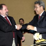 Prefeito Marcelo Déda e vice Edvaldo Nogueira são empossados para segundo mandato - Fotos: Márcio Dantas