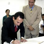 Conheça os secretários municipais empossados hoje por Marcelo Déda - Edvaldo Nogueira. Fotos: Márcio Dantas