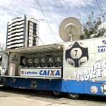 Caminhão da Sorte realiza sorteios das loterias da CEF em Aracaju - Fotos: Wellington Barreto