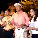 Prefeito e vice participam de sorteios da loteria federal da CEF - Fotos: Márcio Dantas