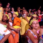 Famílias inteiras escolheram as arquibancadas para curtir o PréCaju - Fotos: Wellington Barreto