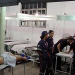 Posto de Atendimento montado pelo Samu no PréCaju soluciona 90% dos casos - Fotos: Márcio Garcez