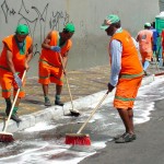 Emsurb recolhe uma média de 54 toneladas de lixo durante o PréCaju - Fotos: Wellington Barreto