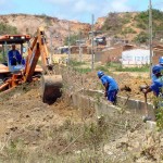 Demolição de canal dá início a obra de reconstrução do bairro Santa Maria - Fotos: Wellington Barreto
