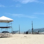 Estrutura do Projeto Verão na Atalaia está praticamente concluída - Fotos: Wellington Barreto