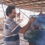 Artistas homenageiam Aracaju através de obras produzidas durante o IIº Salão Praieiro - Foto: Edinah Mary