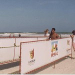 Nadadores participam de competição em mar aberto - Fotos: Edinah Mary