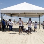 Portadores de necessidades especiais participam de atividades esportivas do Projeto Verão - Fotos: Márcio Garcez