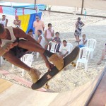 Skatista e capoeiristas fizeram parte do Projeto Verão na tarde de hoje - Fotos: Silvio Rocha