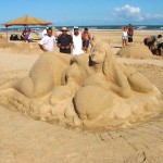 Prefeitura promove o 4º Concurso de Esculturas na Areia homenageando os 150 anos de Aracaju - Foto: Abmael Eduardo