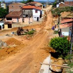 Emurb constrói muro de arrimo em ruas do bairro Cidade Nova - Local da obra
