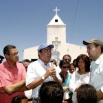 Prefeito Marcelo Déda leva alimentos arrecadados durante o PréCaju aos sertanejos - Fotos: Márcio Dantas