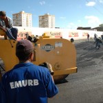 Trecho da rua Acre recebe recapeamento asfáltico - Fotos: Silvio Rocha