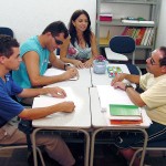 Portadores de deficiência visual são incluídos no convívio social através de atividades educativas - Fotos: Márcio Garcez