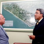 Ministro do Tribunal de Contas da União visita prefeito Marcelo Déda - Fotos: Márcio Dantas