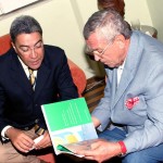 Ministro do Tribunal de Contas da União visita prefeito Marcelo Déda - Fotos: Márcio Dantas