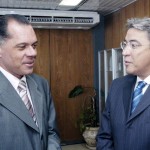 Marcelo Déda visita a Prefeitura de Salvador - João Henrique e Marcelo Déda